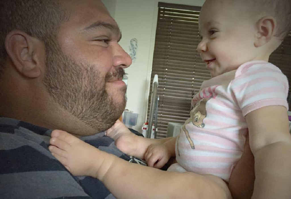 FOND MEMORY: Zane Purcell’s baby girl Bonnie, pictured, and wife Rachael were the loves of his life. FOND MEMORY: Zane Purcell’s baby girl Bonnie, pictured, and wife Rachael were the loves of his life.