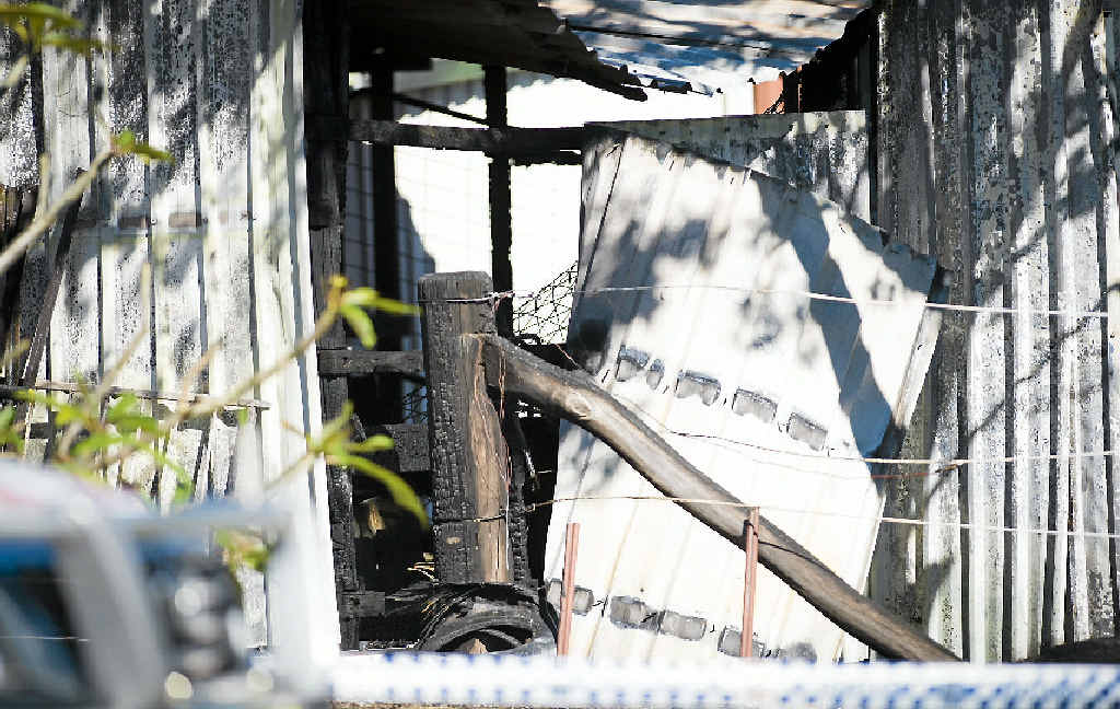 FIRE LOSS: A dressage horse died in a stable fire at Calliope on Tuesday. FIRE LOSS: A dressage horse died in a stable fire at Calliope on Tuesday.