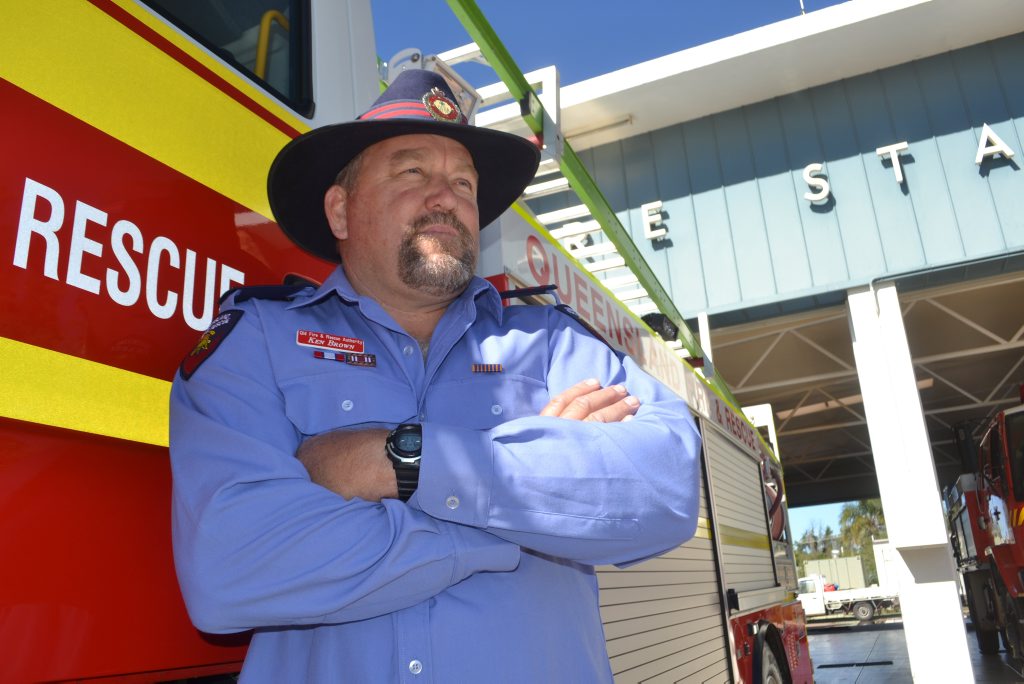 Veteran firefighter Ken Brown has quit the service after refusing to shave off his beard. Veteran firefighter Ken Brown has quit the service after refusing to shave off his beard.