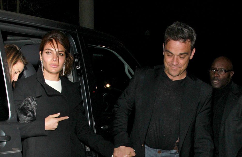 Robbie Williams and Ayda Field Robbie Williams and Ayda Field
