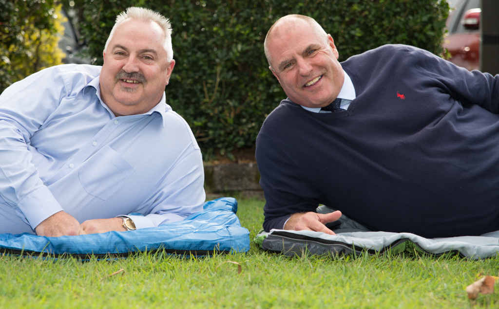 Coffs Harbour Council General Manager, Steve McGrath will participate in the sleep out, along with C.ex Group CEO John Rafferty. Coffs Harbour Council General Manager, Steve McGrath will participate in the sleep out, along with C.ex Group CEO John Rafferty.