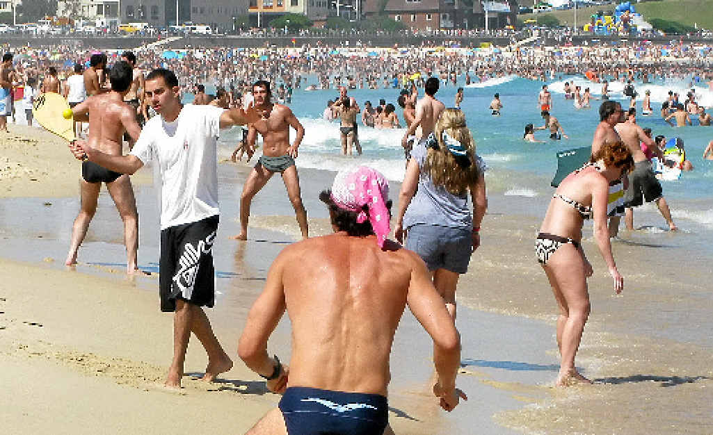 SUN SPOT: Beachgoers run the risk of skin cancers. SUN SPOT: Beachgoers run the risk of skin cancers.