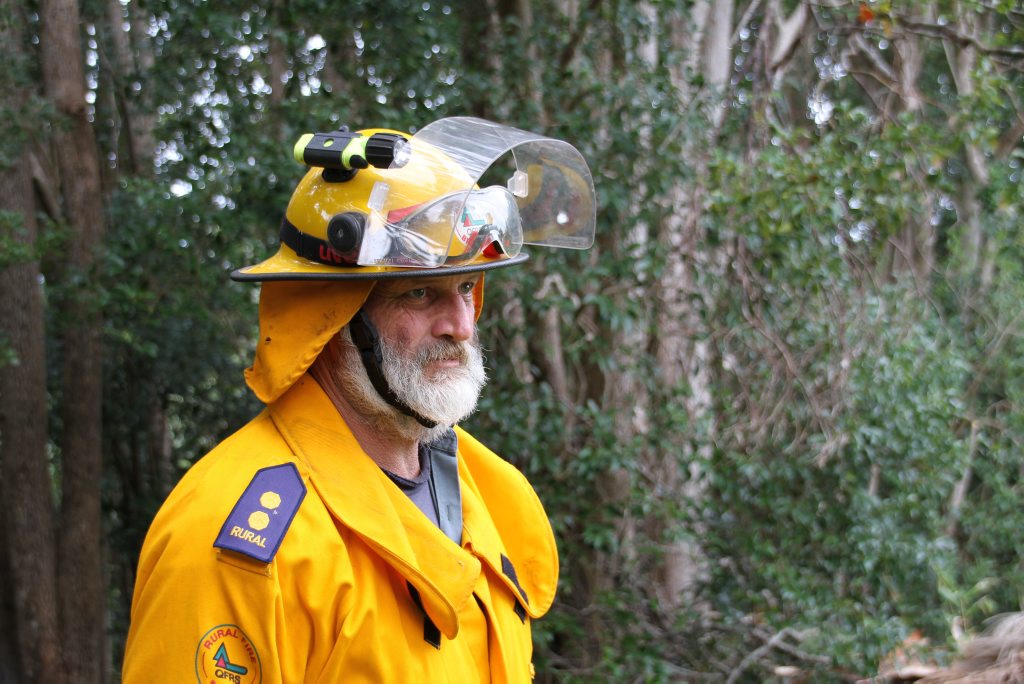 Mark Roderick from the Monvtille Rural Fire Service talks about fire safety. Mark Roderick from the Monvtille Rural Fire Service talks about fire safety.