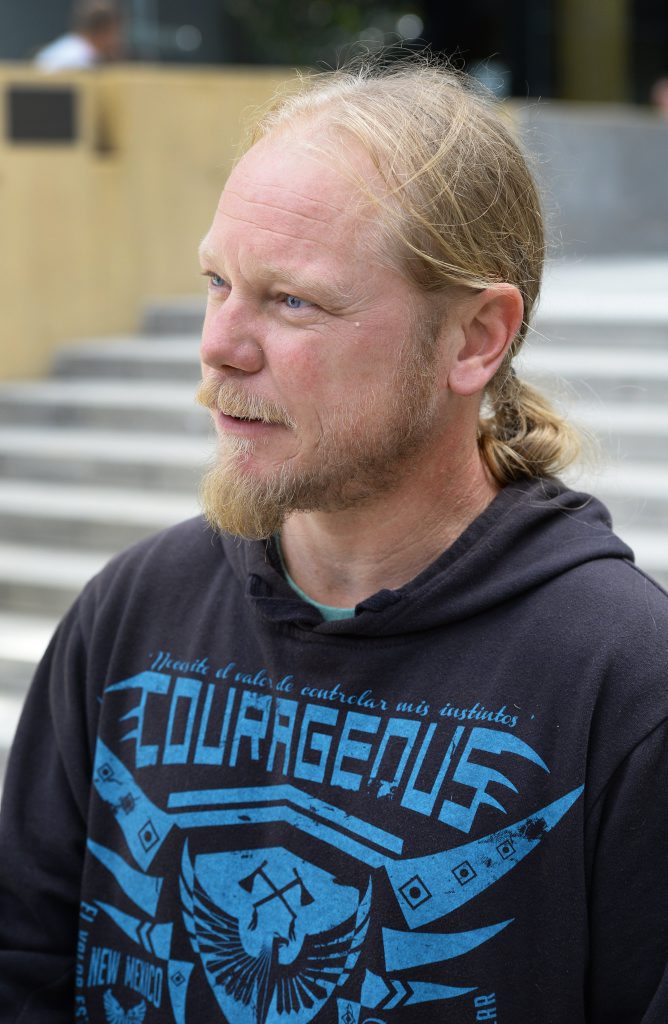 Victim's son Adam Payne talks to media outside Ipswich Courthouse on Monday afternoon. Photo: Rob Williams / The Queensland Times Victim's son Adam Payne talks to media outside Ipswich Courthouse on Monday afternoon. Photo: Rob Williams / The Queensland Times