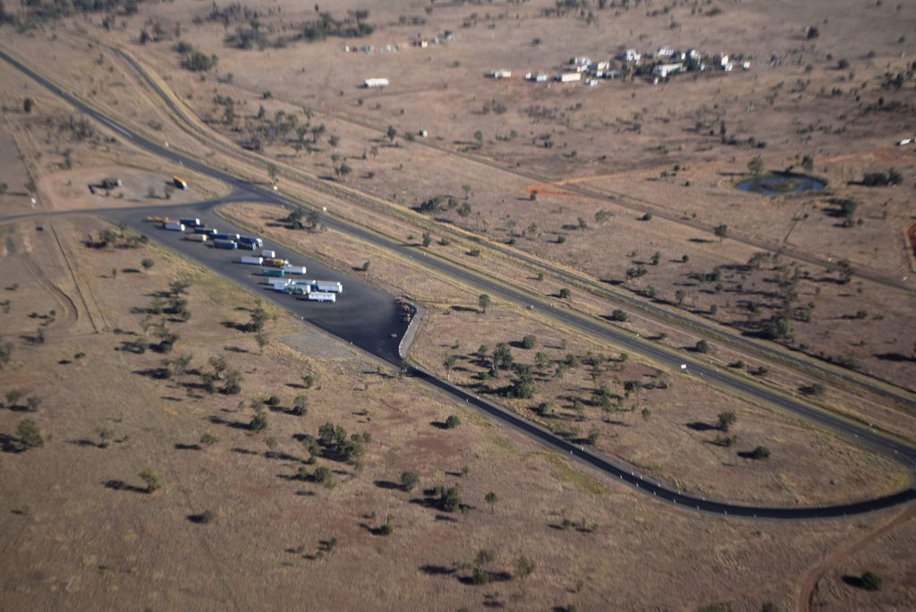 Changes could be coming to the truck breakdown pad 6km west of Roma. Photo Jordan Philp / Western Star Changes could be coming to the truck breakdown pad 6km west of Roma. Photo Jordan Philp / Western Star