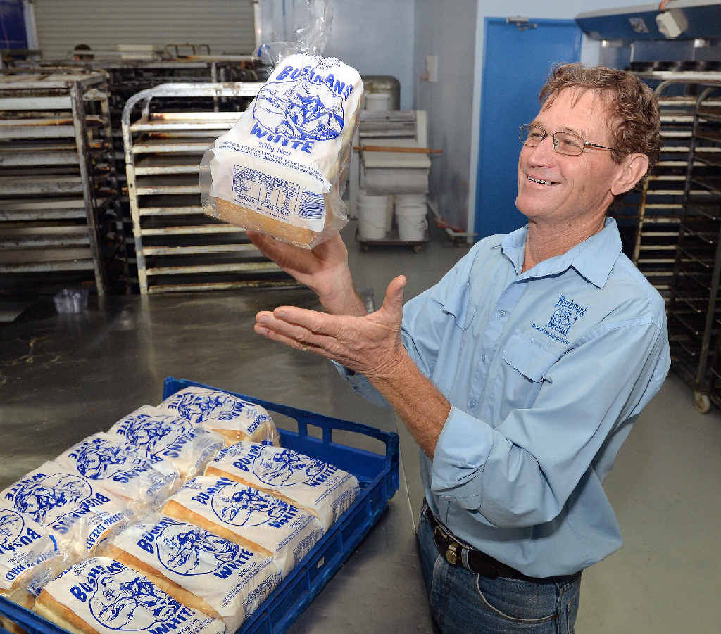 Marlene McGuire’s business partner Peter Grant from Bushman’s Bread. Marlene McGuire’s business partner Peter Grant from Bushman’s Bread.