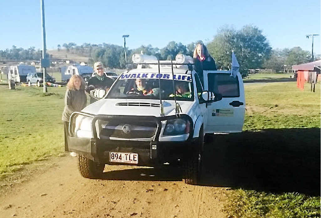 Chris and Ian Robins are taking on a walk around Australia to raise money for breast and prostate cancer. Chris and Ian Robins are taking on a walk around Australia to raise money for breast and prostate cancer.