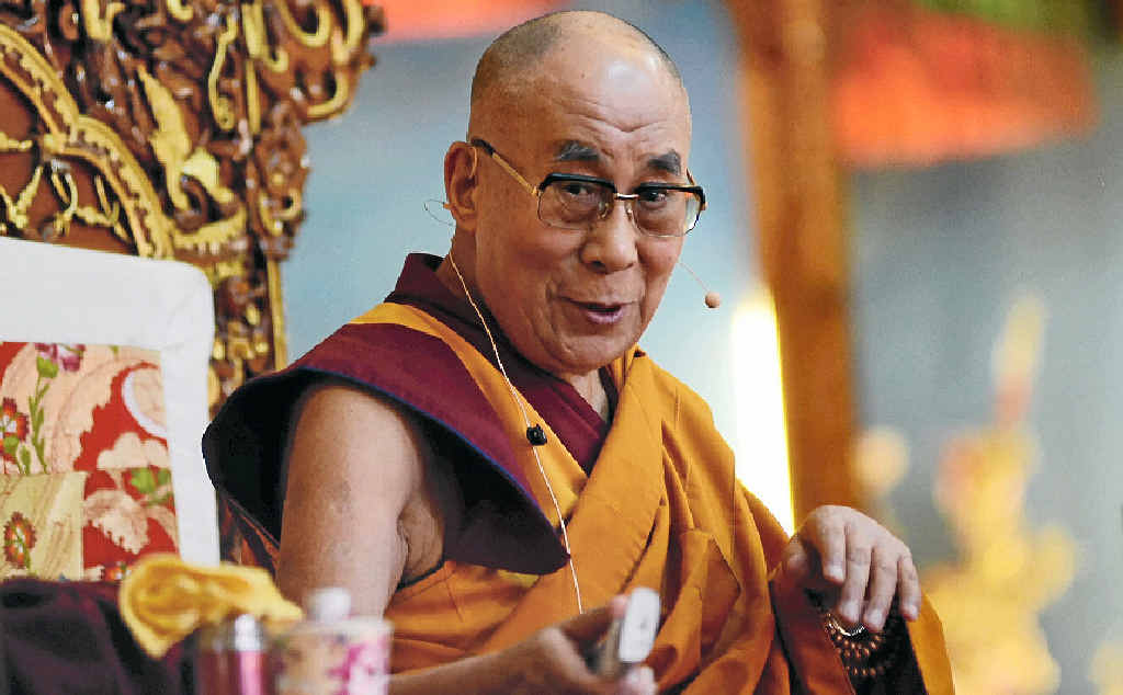 Tibetan spiritual leader the Dalai Lama. Tibetan spiritual leader the Dalai Lama.