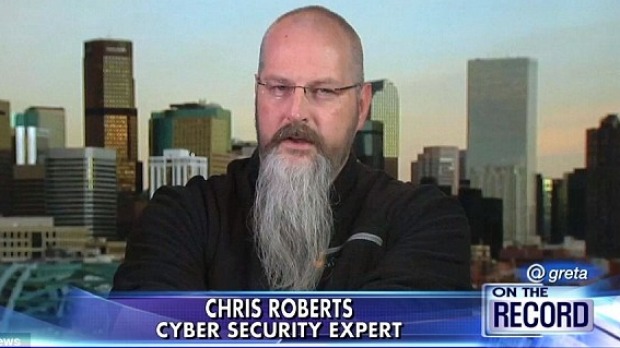 Chris Roberts had accessed the controls of up to 20 planes over three years by connecting his computer to the control panel for the in-flight entertainment system, an FBI warrant says. Chris Roberts had accessed the controls of up to 20 planes over three years by connecting his computer to the control panel for the in-flight entertainment system, an FBI warrant says.