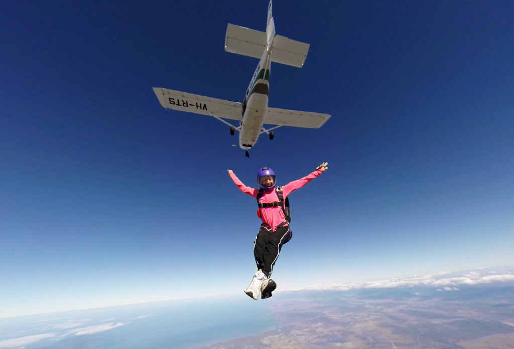Jonell Goss steps out for a world record attempt. Jonell Goss steps out for a world record attempt.