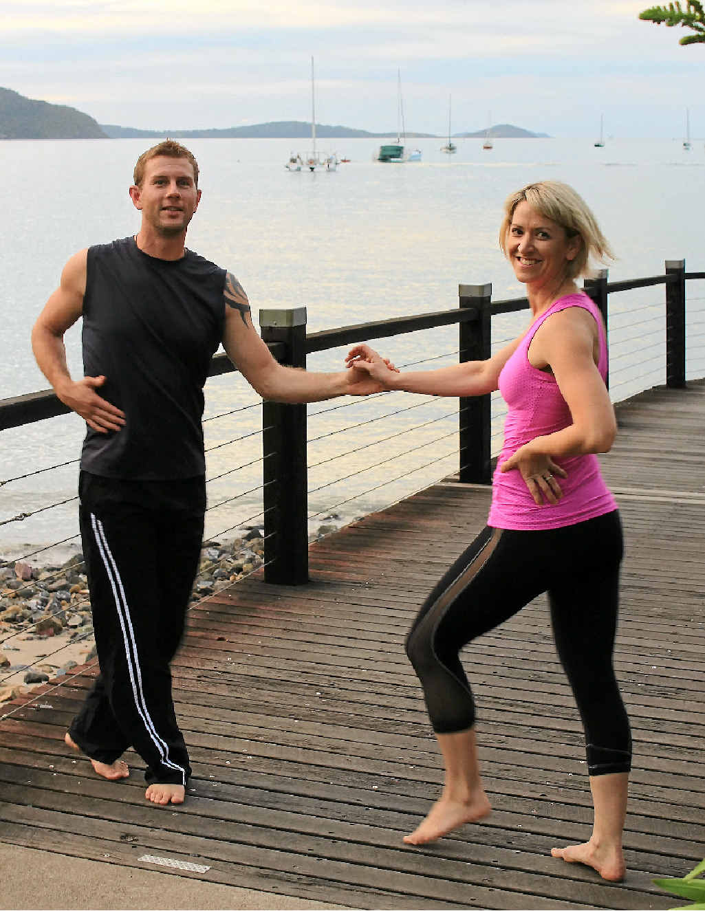 FESTIVAL FLAVOUR: Latin dance is coming to the Whitsundays. Dancers Luke Jorgensen and Jane Streeter from Latin Madness practise their moves. Photo: Angela Kay FESTIVAL FLAVOUR: Latin dance is coming to the Whitsundays. Dancers Luke Jorgensen and Jane Streeter from Latin Madness practise their moves. Photo: Angela Kay