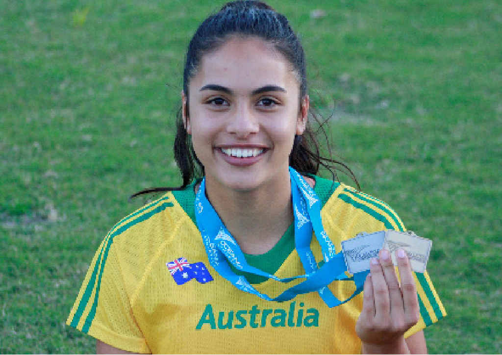 GOING PLACES: Noosa sprinter Samantha Johnson. GOING PLACES: Noosa sprinter Samantha Johnson.