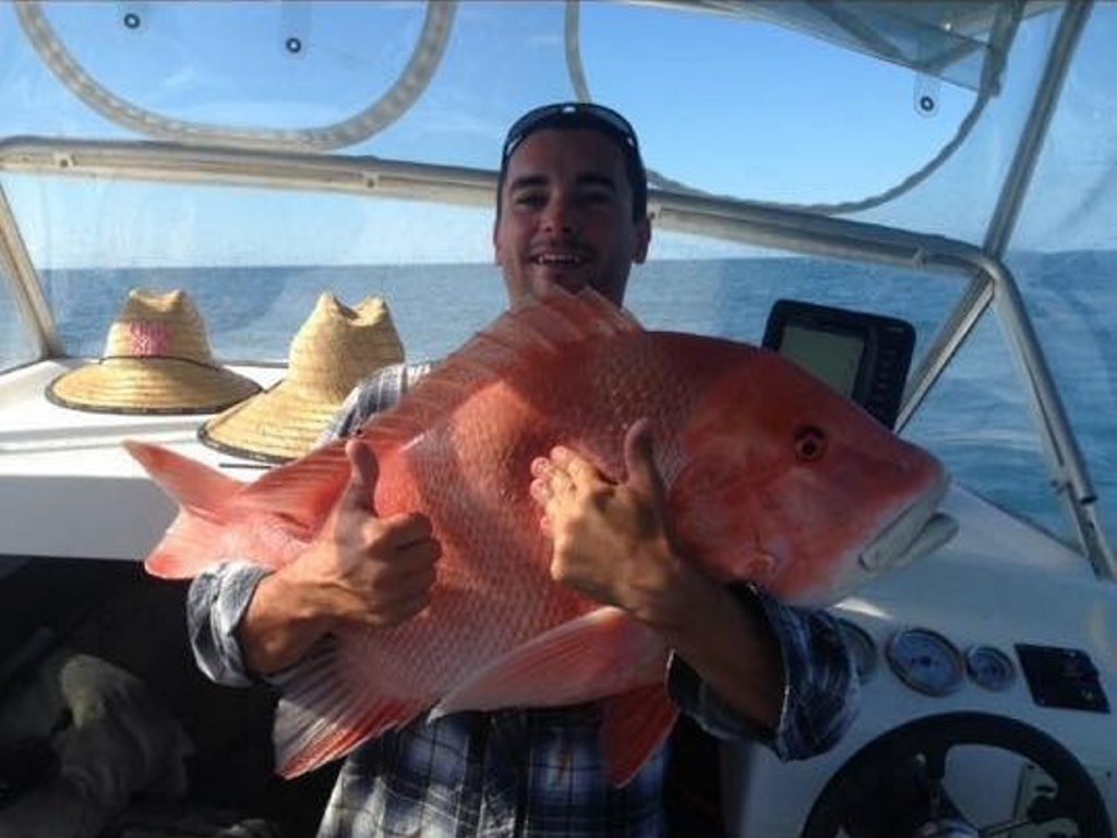 David Pearson with his first red emperor it weighed 17.8kg. He caught it out near Goodwin Shoals east of Yeppoon. David Pearson with his first red emperor it weighed 17.8kg. He caught it out near Goodwin Shoals east of Yeppoon.