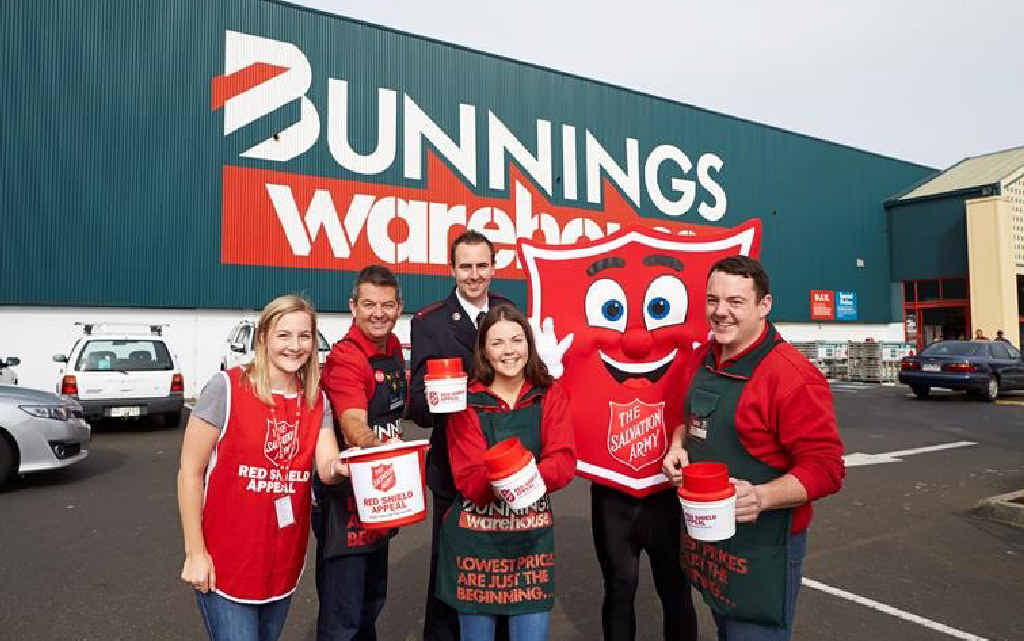 The team at Bunnings Gladstone is supporting this year's Red Shield Appeal. The team at Bunnings Gladstone is supporting this year's Red Shield Appeal.
