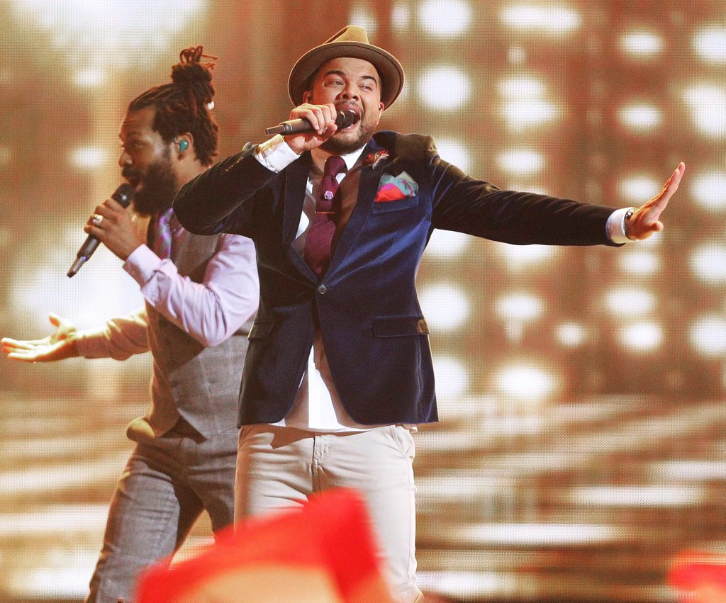 Guy Sebastian representing Australia performs during the Grand Final of the 60th annual Eurovision Song Contest (ESC) at the Wiener Stadthalle in Vienna, Austria. Guy Sebastian representing Australia performs during the Grand Final of the 60th annual Eurovision Song Contest (ESC) at the Wiener Stadthalle in Vienna, Austria.