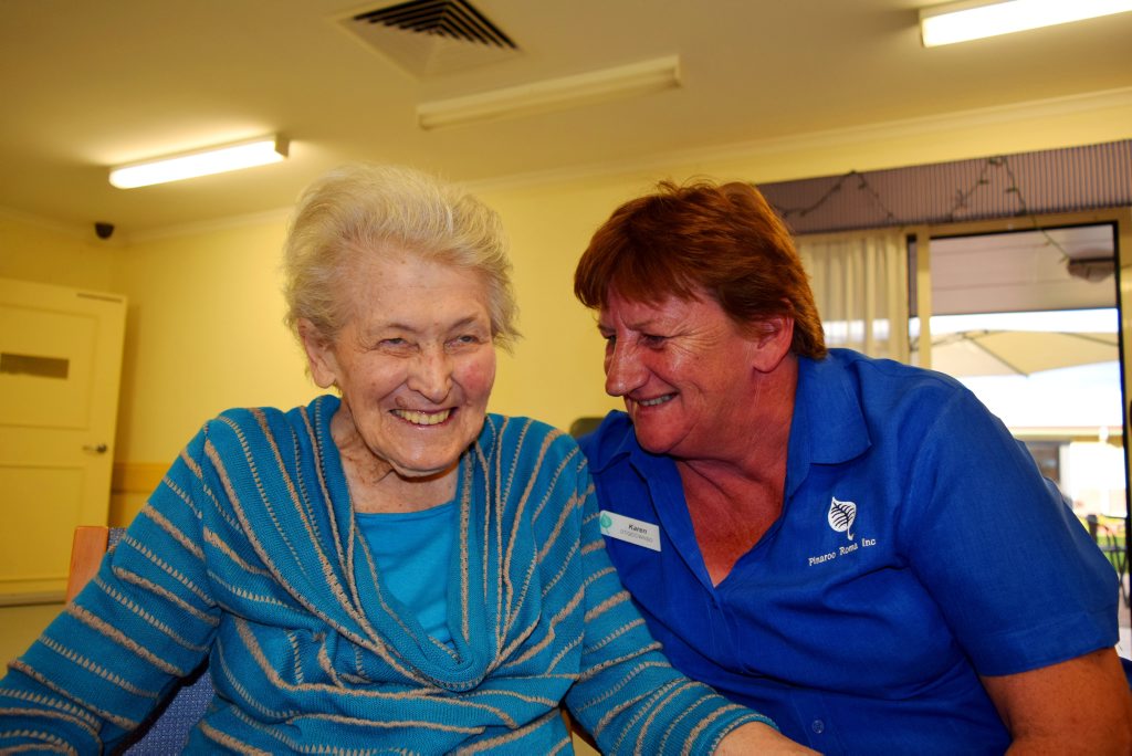 Pinaroo job is not hard work for Roma's Karen Dries