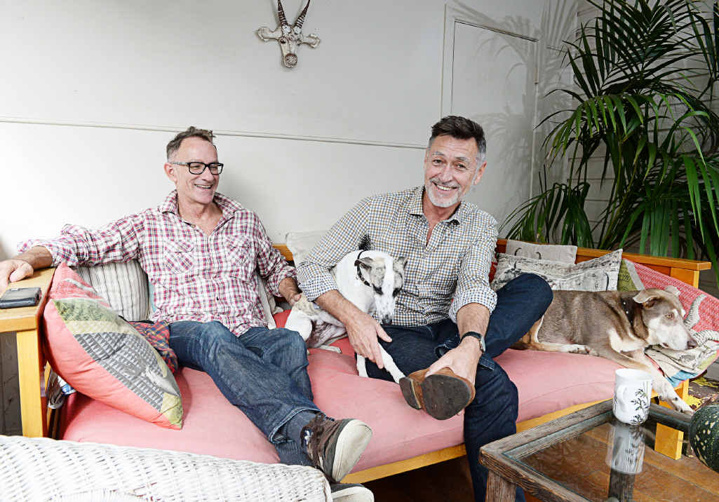 I DO: Gay couple Eben Venter and Gerard Dunlop, of Lismore, hope that a marriage equality Bill will be passed by the Federal Government. I DO: Gay couple Eben Venter and Gerard Dunlop, of Lismore, hope that a marriage equality Bill will be passed by the Federal Government.