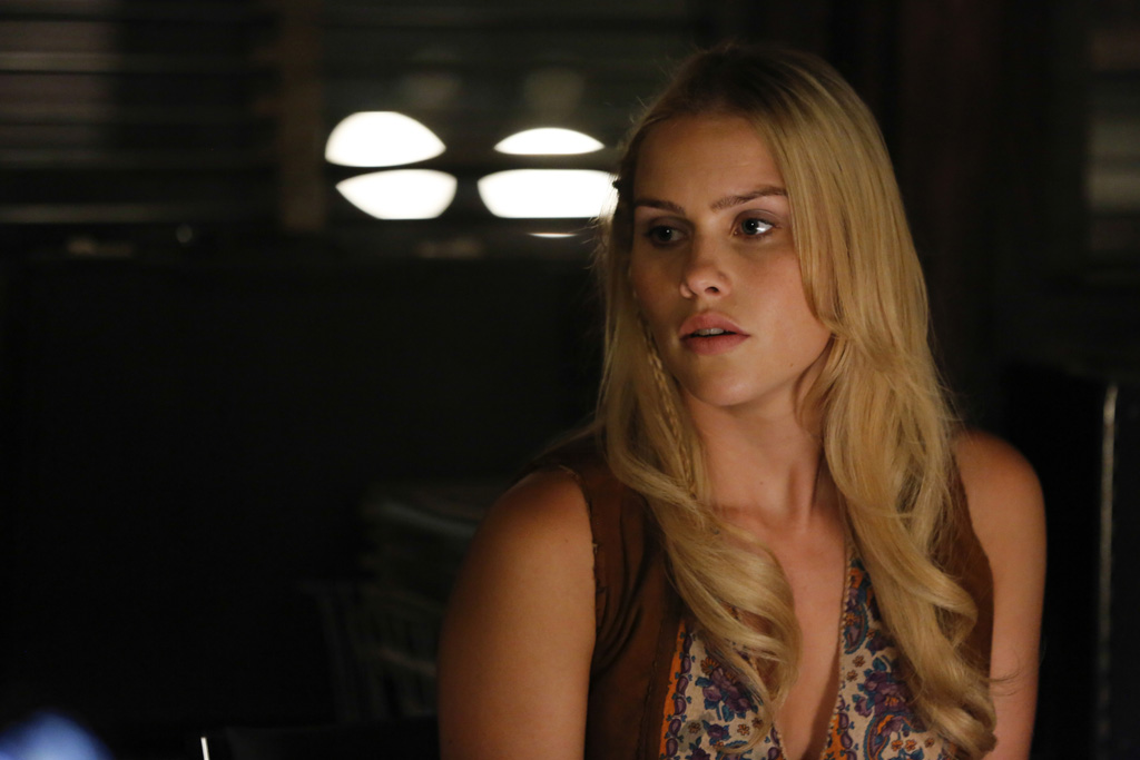 Claire Holt in a scene from the TV series Aquarius. Claire Holt in a scene from the TV series Aquarius.