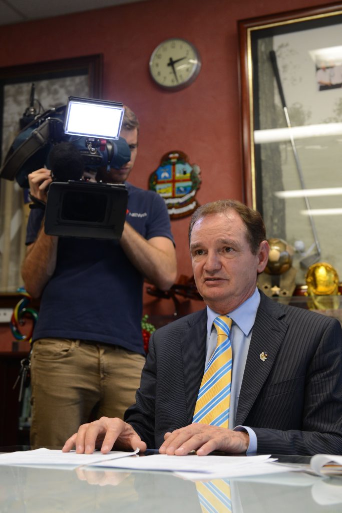 Ipswich mayor Paul Pisasale is in the media spotlight. Ipswich mayor Paul Pisasale is in the media spotlight.