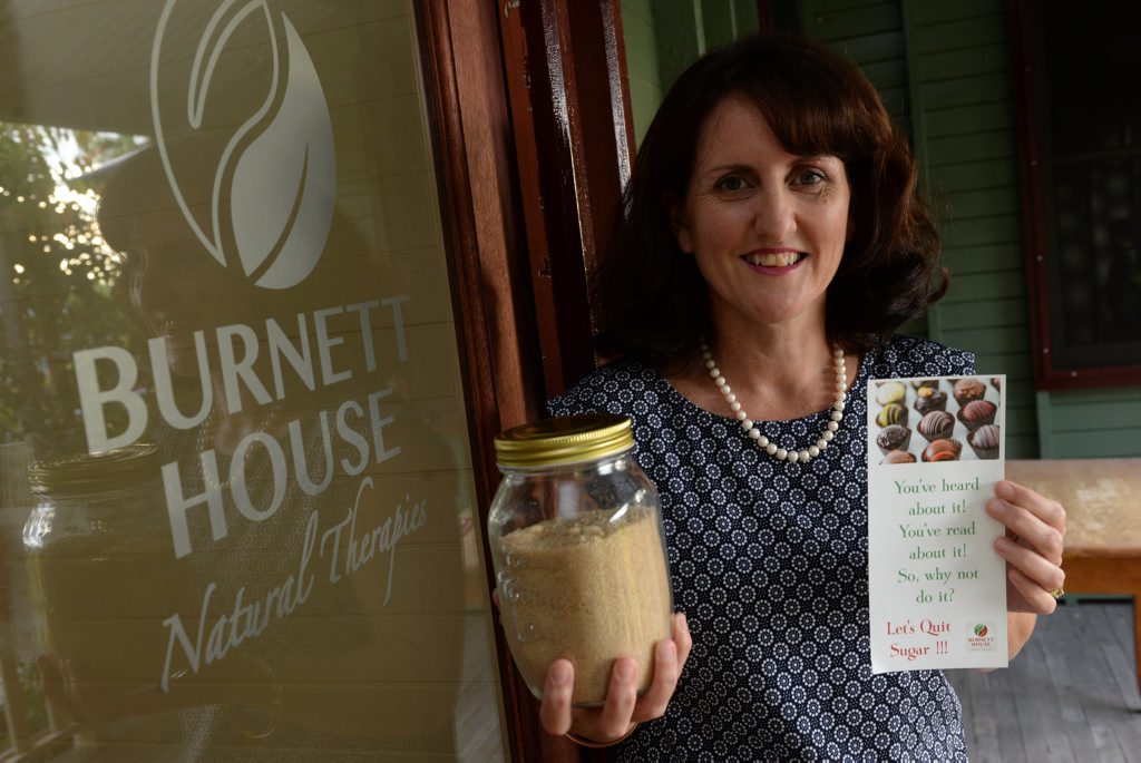 LET S QUIT SUGAR: Naturopath Trish Robertson is running an 8 week Quit Sugar Program. Photo: Mike Knott / NewsMail