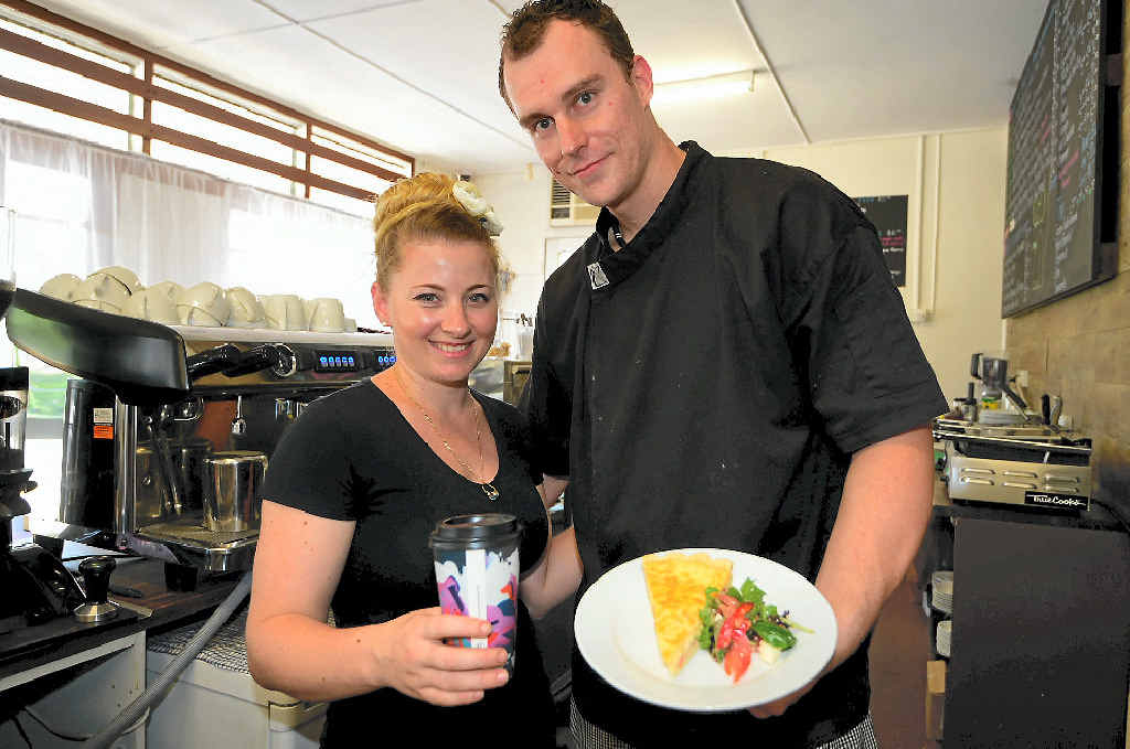 SUPPORTIVE RESPONSE: Cheese and Biscuits owners Jessica-Anne and Steve Allen want mums to feel welcome at their Frenchville cafe. SUPPORTIVE RESPONSE: Cheese and Biscuits owners Jessica-Anne and Steve Allen want mums to feel welcome at their Frenchville cafe.