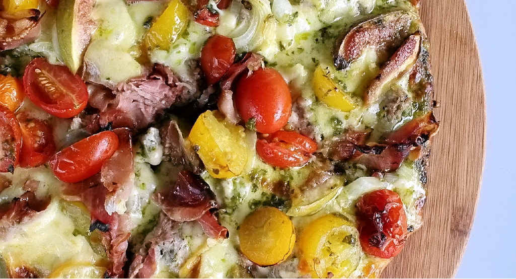 Go gourmet with this winter warmer pizza. Go gourmet with this winter warmer pizza.