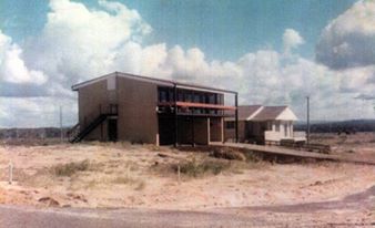 One of the first homes constructed at Kawana, situated in Bandalong Street, ca1970
Photo courtesy of Paul Cass One of the first homes constructed at Kawana, situated in Bandalong Street, ca1970
Photo courtesy of Paul Cass