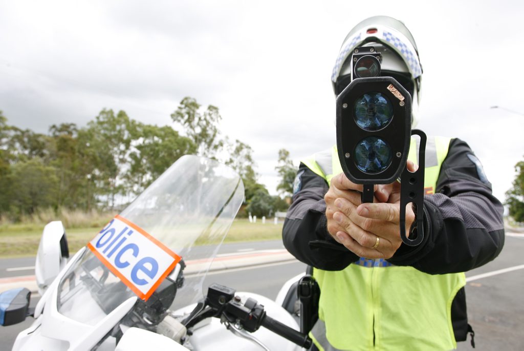 Police speed detection has been brought under fire after a driver copped a $151 fine and one demerit point for doing the speed limit. Police speed detection has been brought under fire after a driver copped a $151 fine and one demerit point for doing the speed limit.