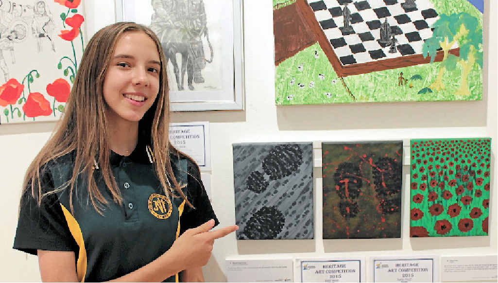 Gympie teen artist paints her way to the top Gympie Times