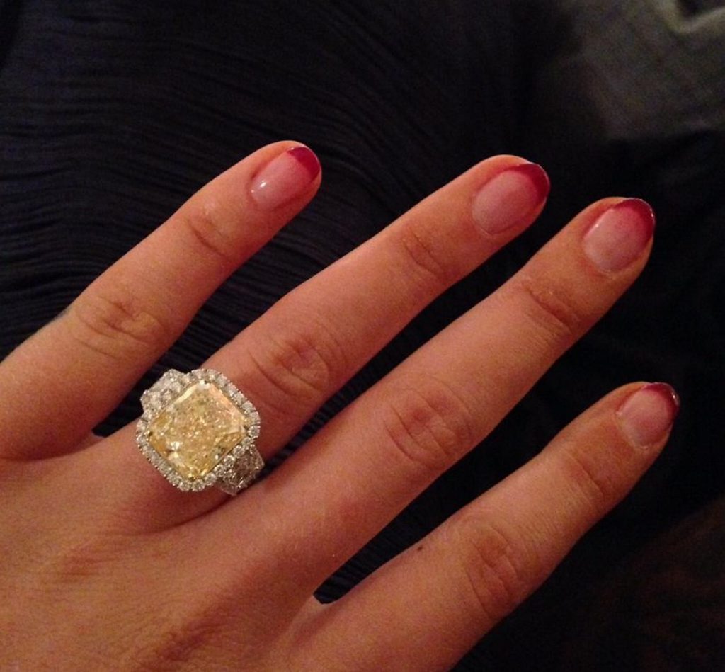 Iggy Azalea's engagement ring. Iggy Azalea's engagement ring.