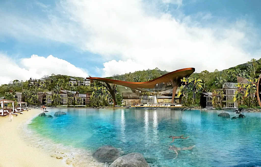 TIME TO COMMENT: An artist’s impression of the proposed resort redevelopment on Lindeman Island. TIME TO COMMENT: An artist’s impression of the proposed resort redevelopment on Lindeman Island.