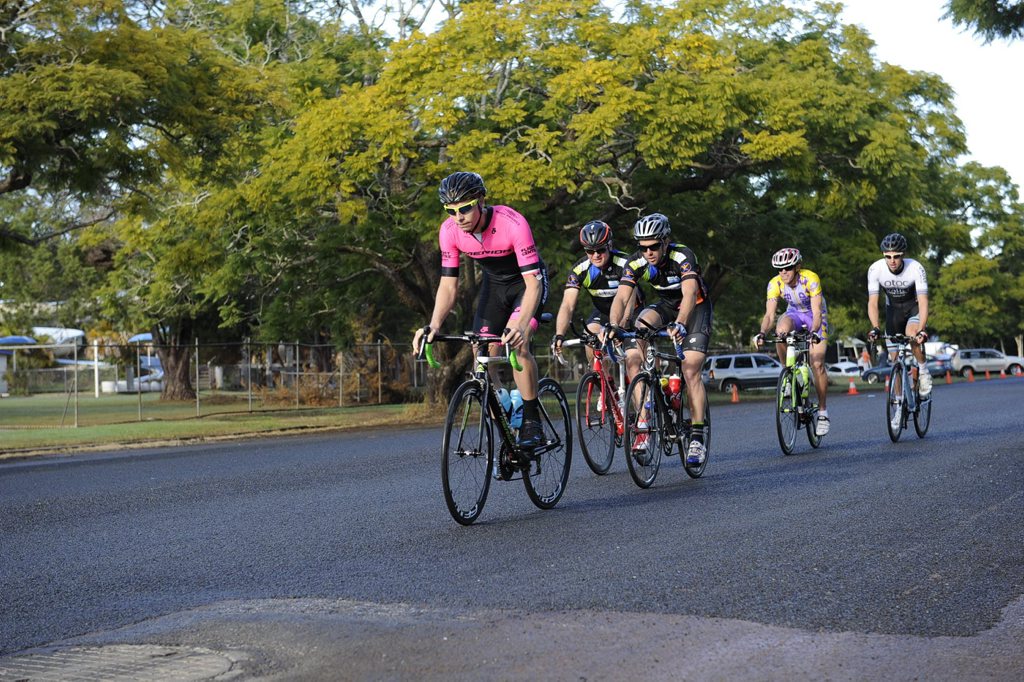 Image for sale: Grafton 'A' team Jye Reardon, Shaun Baxter, Andrew Ford, Tony Bridle and Paul O'Connor are competing in the Mauri Kautto Memorial Teams Time Trial at Grafton on Sunday. Photo Debrah Novak / The Daily Examiner