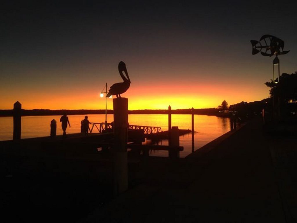 Wintery Ballina sunset the favourite for Photo of the Day