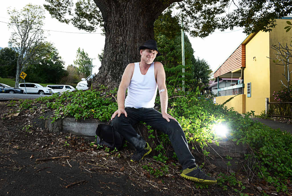 LOOK WHAT GINGER DID: Barkers Vale hobby farmer Stuart McConville’s pet pig attacked him last week. LOOK WHAT GINGER DID: Barkers Vale hobby farmer Stuart McConville’s pet pig attacked him last week.