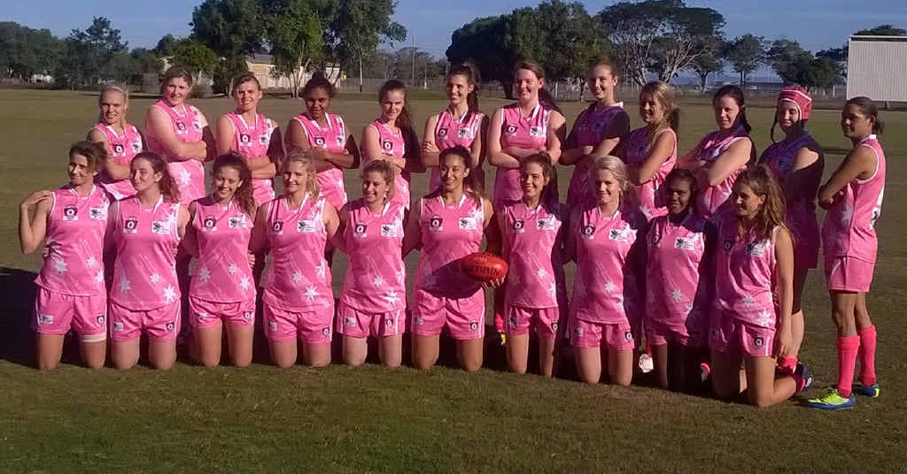 The Gems, the AFL Capricornia women’s representative team, finished with a win and a loss at the round robin tournament in Mackay. The Gems, the AFL Capricornia women’s representative team, finished with a win and a loss at the round robin tournament in Mackay.