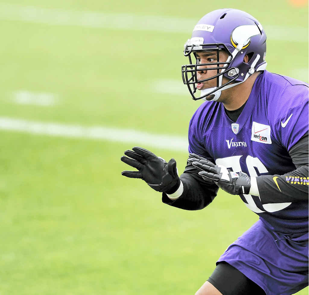 BIG SHOT: David Yankey trains with NFL franchise the Minnesota Vikings in Eden Prairie, Minnesota. BIG SHOT: David Yankey trains with NFL franchise the Minnesota Vikings in Eden Prairie, Minnesota.