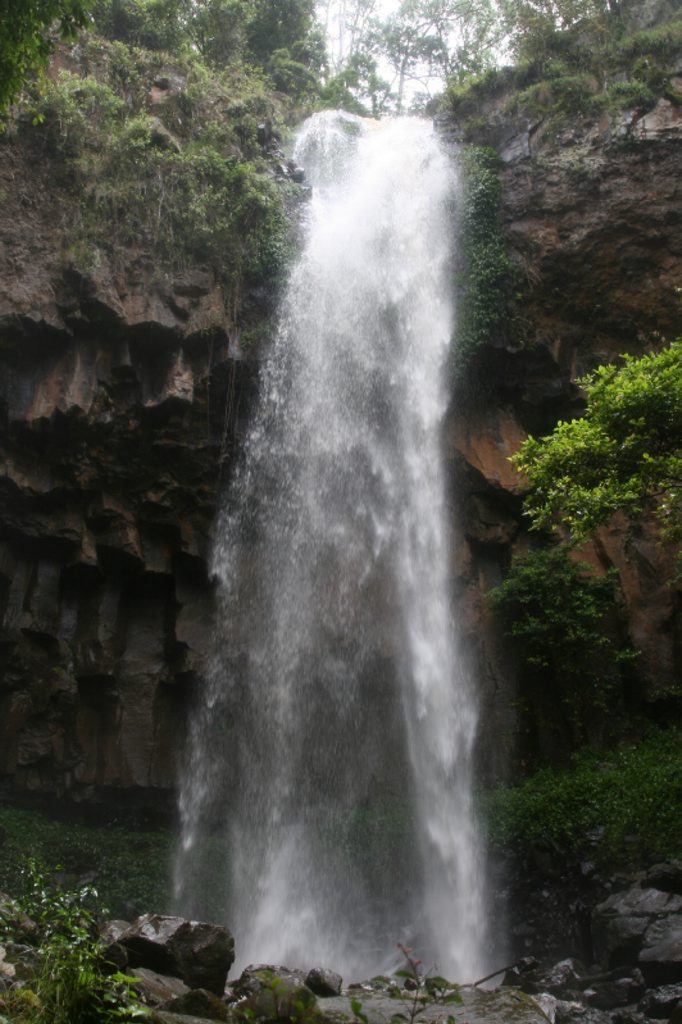 A leisurely 10-minute walk from the Brown Falls Park will have you underneath the Brown Falls which are a picture after the recent rain. Photo John Towells / The Daily News