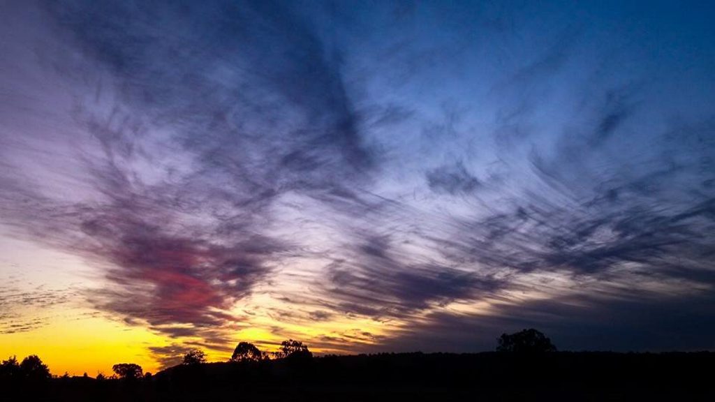 Image for sale: SHADES OF SUNSET: Chantelle Cunningham from Divine Imagery snapped this stunning shot of the sunset last week. Share your photos with us on the Warwick Daily News Facebook page. Photo Jayden Brown / Warwick Daily News