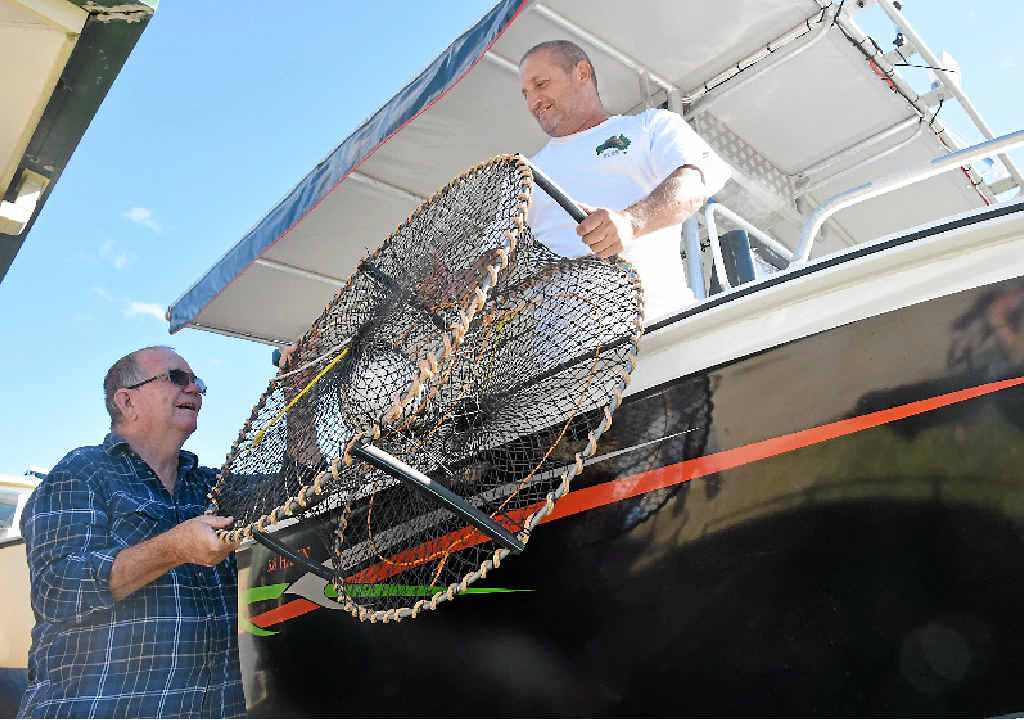 FISHING OPTIMISM: Fishing buddies and Tannum Sands neighbours Mick Megaw and Steve Griffin have a few boats between them and agree there are still plenty of good places to fish. FISHING OPTIMISM: Fishing buddies and Tannum Sands neighbours Mick Megaw and Steve Griffin have a few boats between them and agree there are still plenty of good places to fish.