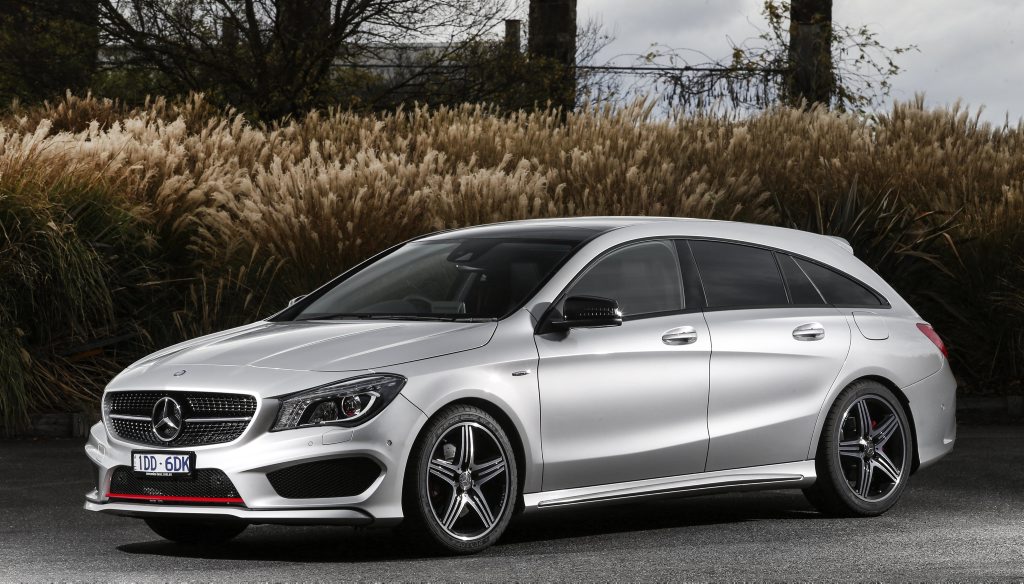 ADDED LENGTH: CLA Shooting Brake is just $1500 more than its CLA four-door coupe stable mate and arguably the more attractive model ADDED LENGTH: CLA Shooting Brake is just $1500 more than its CLA four-door coupe stable mate and arguably the more attractive model