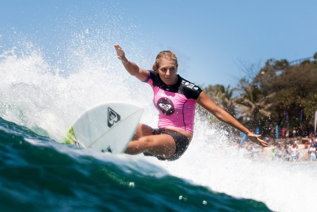 Five times ASP Women's World Champion Stephanie Gilmore of Tweed Heads, won the 2014 Roxy Pro Gold Coast. ** Must credit photographer, single use only ** Five times ASP Women's World Champion Stephanie Gilmore of Tweed Heads, won the 2014 Roxy Pro Gold Coast. ** Must credit photographer, single use only **