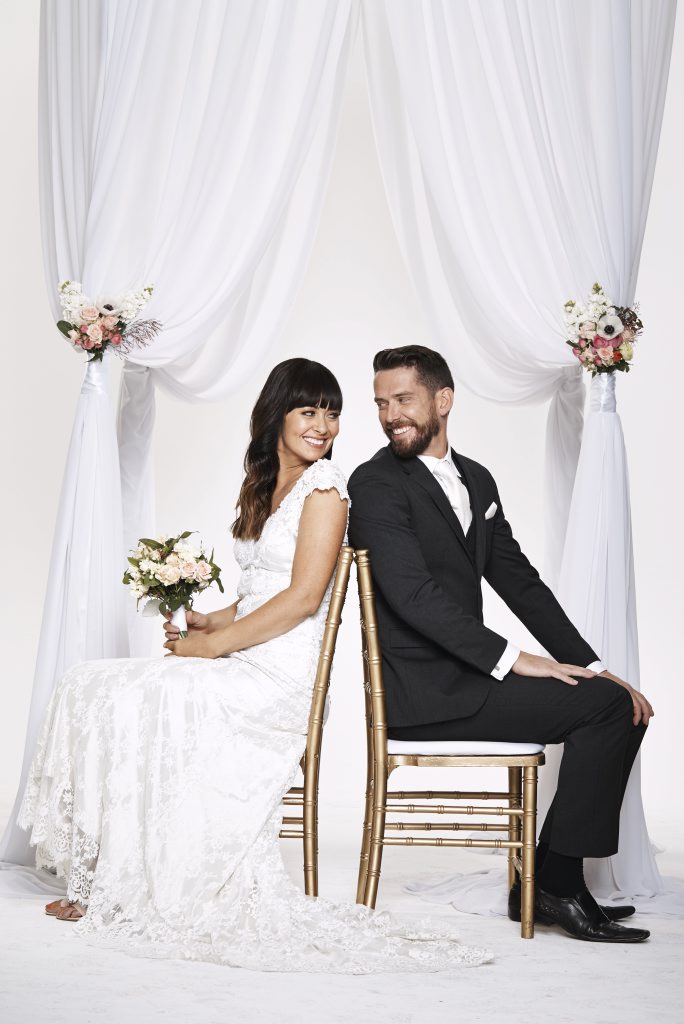 Michelle and James were paired on the TV series Married at First Sight. Supplied by Channel 9.