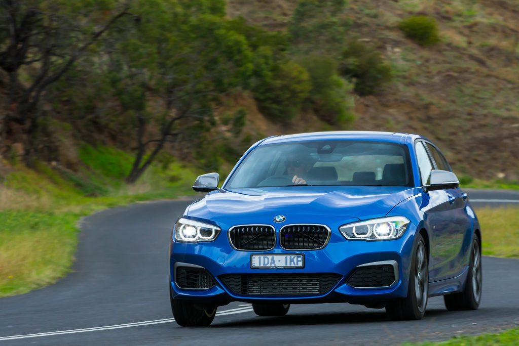 RANGE TOPPER: M135i cracks 100kmh in under five seconds making it a genuine performance hatch. RANGE TOPPER: M135i cracks 100kmh in under five seconds making it a genuine performance hatch.
