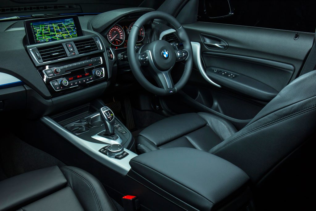 WORK ROOM: Cabin is typical BMW and features new console trim and seat upholstery WORK ROOM: Cabin is typical BMW and features new console trim and seat upholstery
