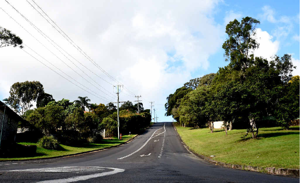 THE SCENE: A young man has died after falling while riding a skateboard down Cynthia Wilson Dr, Goonellabah. THE SCENE: A young man has died after falling while riding a skateboard down Cynthia Wilson Dr, Goonellabah.
