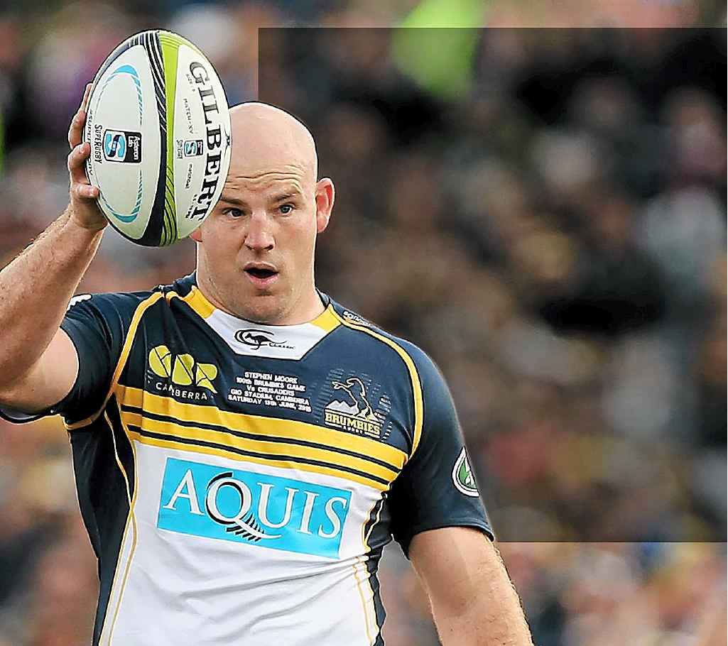 BIG JOB AHEAD: ACT Brumbies skipper Stephen Moore BIG JOB AHEAD: ACT Brumbies skipper Stephen Moore
