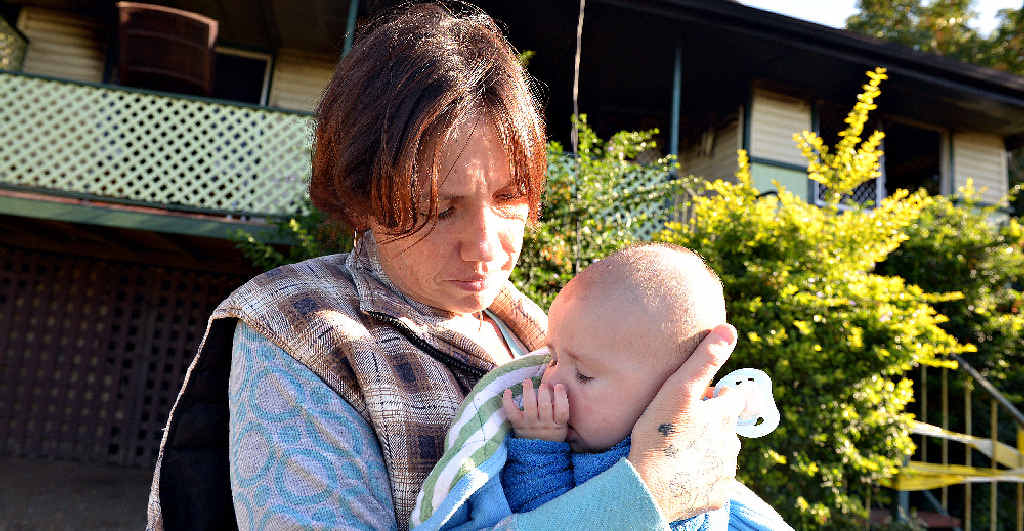EVERYTHING GONE: A house fire has left Jas Biggs and Donovan Evans and their young family with nothing. EVERYTHING GONE: A house fire has left Jas Biggs and Donovan Evans and their young family with nothing.