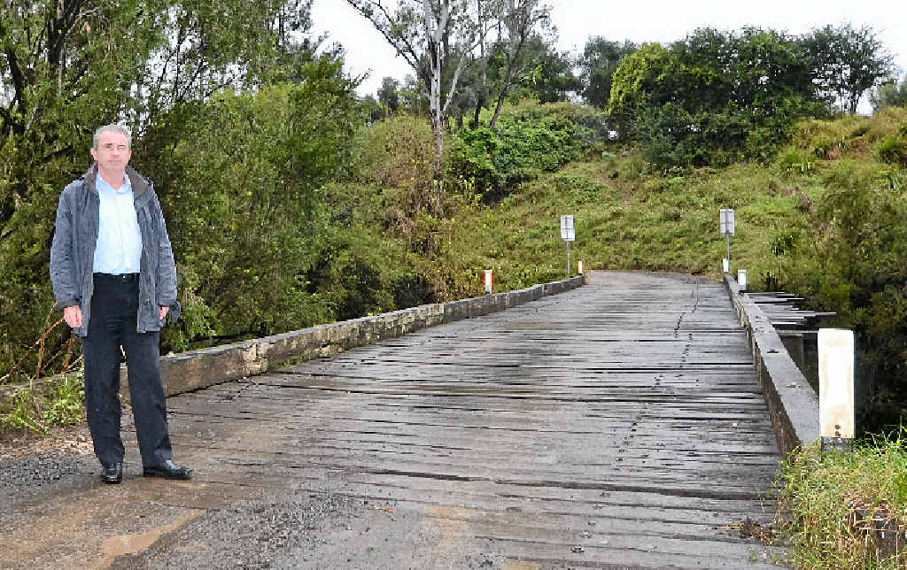 NOT GIVING UP: Member for Page Kevin Hogan is helping lead the fight for funding for Kyogle’s bridges. NOT GIVING UP: Member for Page Kevin Hogan is helping lead the fight for funding for Kyogle’s bridges.