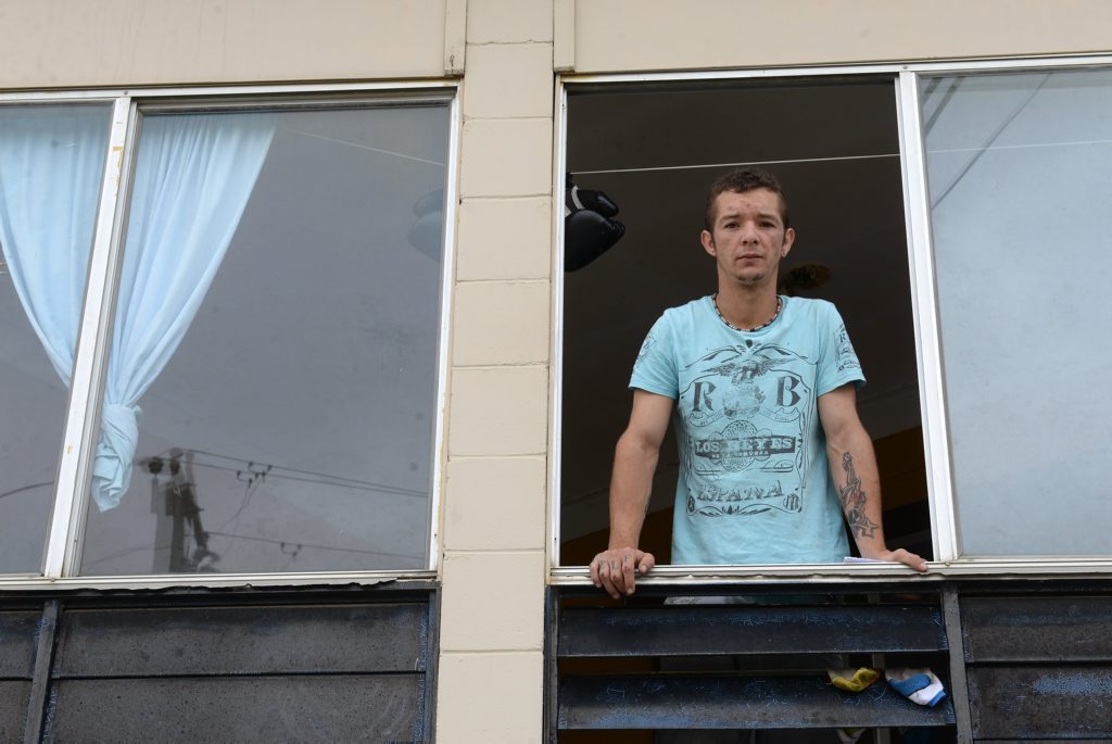 UNCERTAIN FUTURE: Justin Groat rents the flat above the Bundaberg Blocks and Pavers office. Photo: Mike Knott / NewsMail UNCERTAIN FUTURE: Justin Groat rents the flat above the Bundaberg Blocks and Pavers office. Photo: Mike Knott / NewsMail