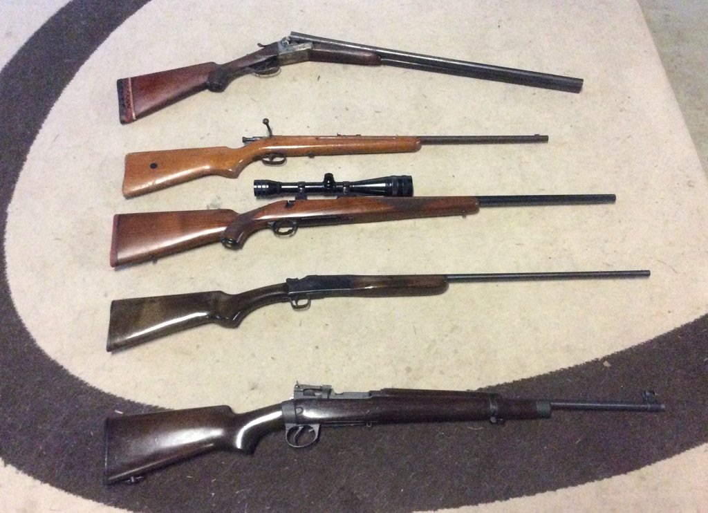 Five long arms were also seized yesterday. Five long arms were also seized yesterday.